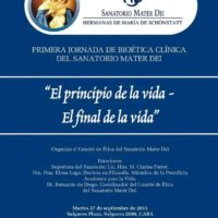 Primera Jornada De Bioética Clínica Del Sanatorio Mater Dei