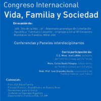 Congreso Internacional En La UCA: Vida, Familia Y Sociedad